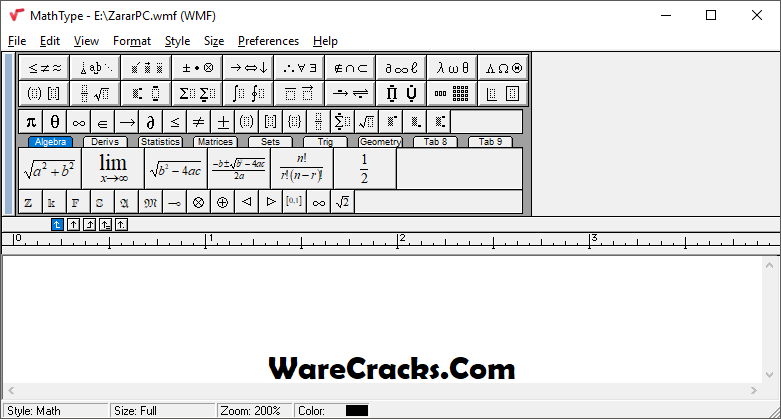 mathtype 7.4 crack rar